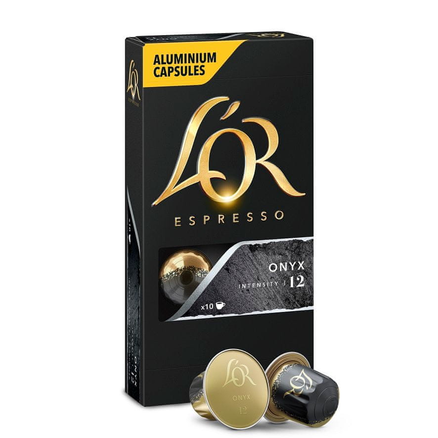 L\'Or Espresso Onyx 10 hliníkových kapsulí kompatibilných s kávovary Nespresso®*
